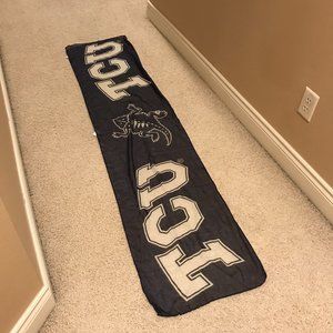TCU Horned Frogs Women's XL Scarf Reversible Sheer L75"xW17" Logo RARE NEW